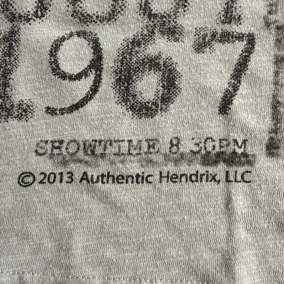 WOMENS Jimi Hendrix Graphic Grey TShirt Sz L  V-Neck Good Used Condition - Picture 8 of 10